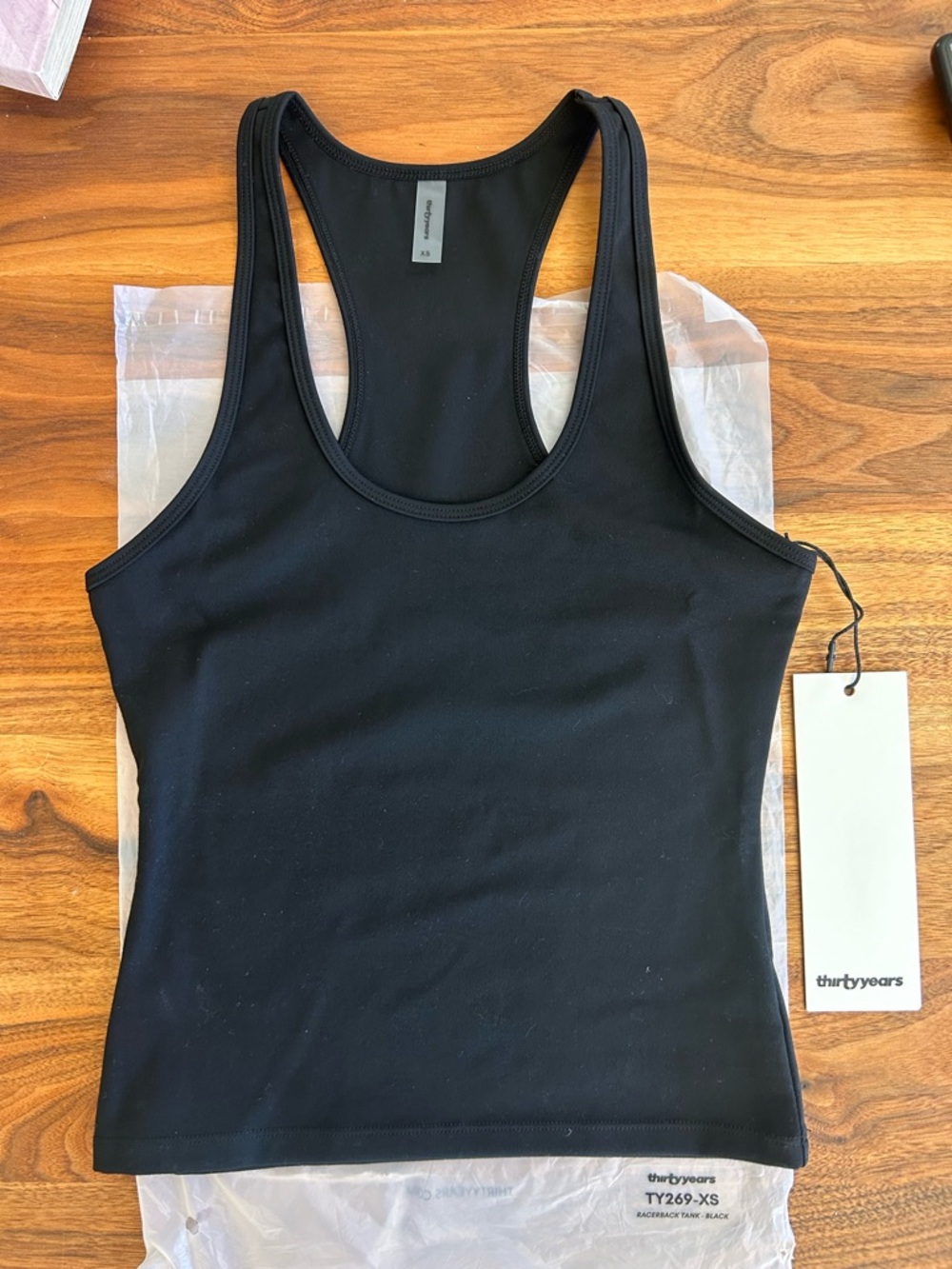 Black Racerback Tank - Picture 3 of 5